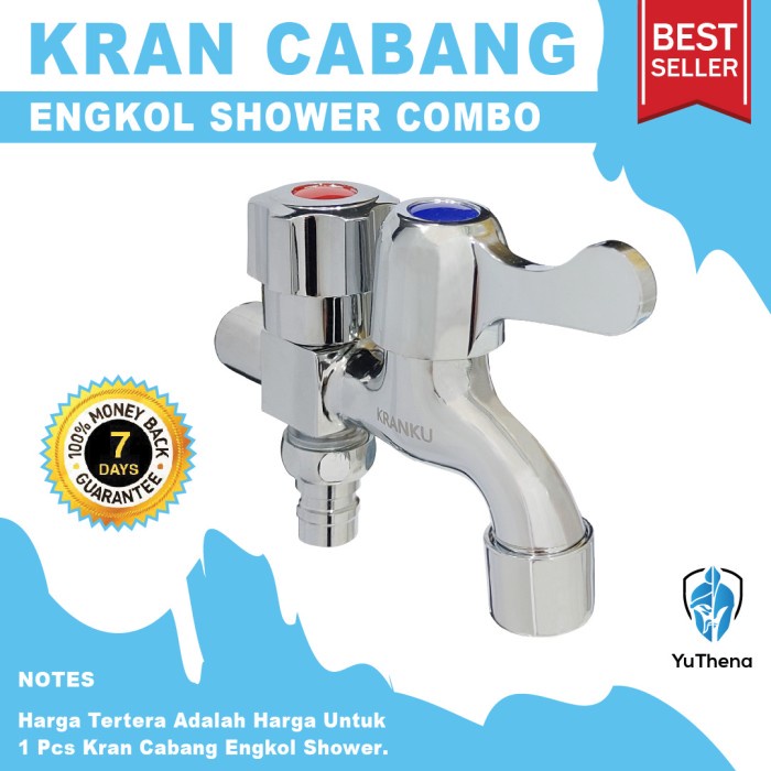 Keran Air Kran Mesin Cuci Kran Cabang Engkol Keran Shower Cabang 2 Kran Taman