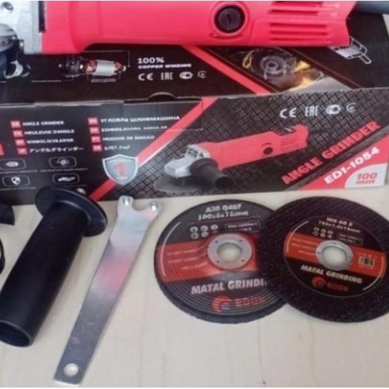 EDON ED1-1054 MESIN GERINDA TANGAN ANGLE GRINDER