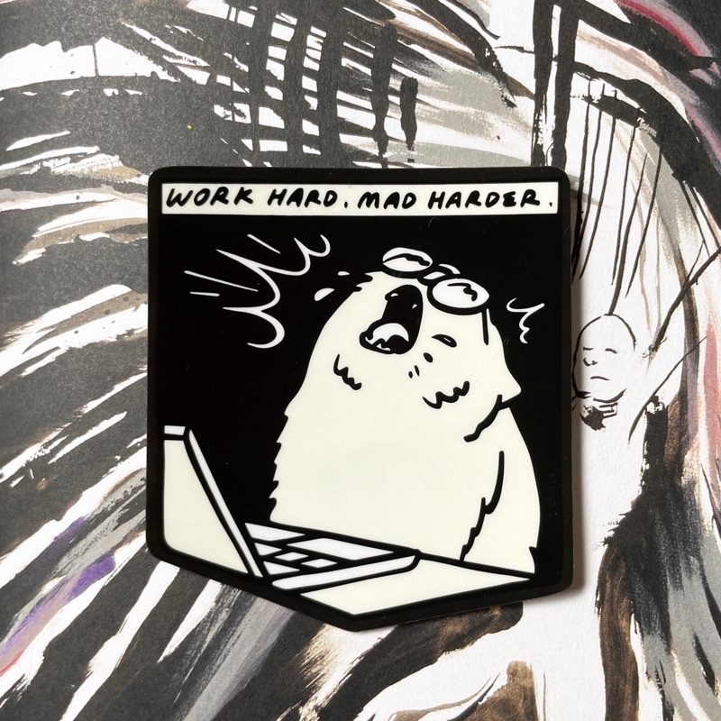 

Mad Harderrrr Vinyl Sticker