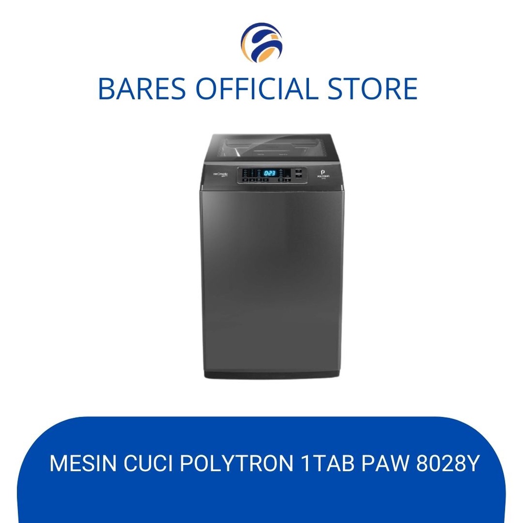 Jual Mesin Cuci 1 Tabung Polytron Zeromatic Laguna Series 8 Kg Paw