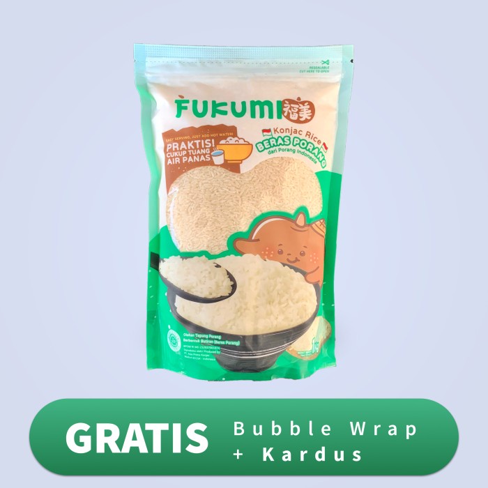

NEW fukumi beras porang 1kg konjac rice low carb