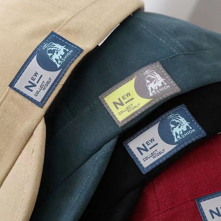 Topi baseball Pendek Gaya vintage Untuk Pria Dan Wanita ​Topi fedora Gaya Korea Untuk Pria Dan Wanita