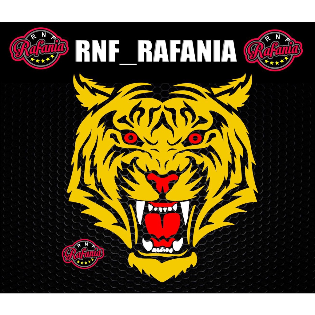 STICKER MACAN HARIMAU CUTTING PART 2