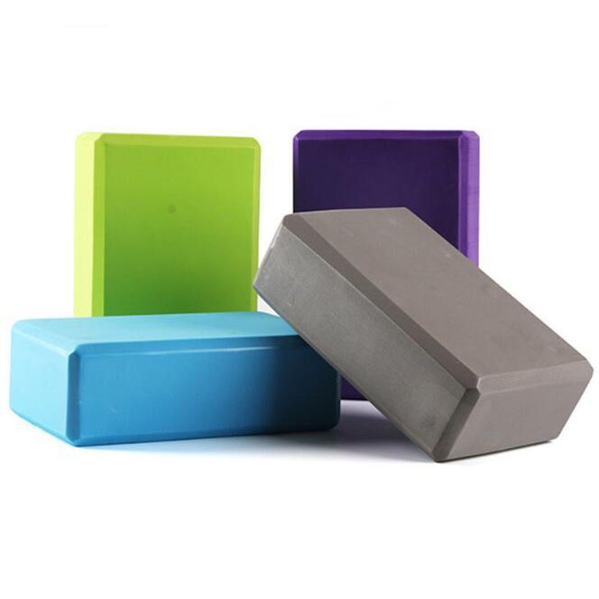 BALOK Yoga Blok Prick Pilates EVA Brick Foam Alat Fitnes / Balok Yoga Bantalan Yoga Block Yoga Pilates Polos