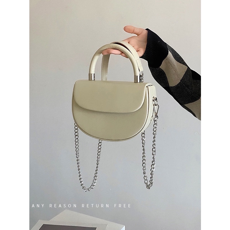 Tas Selempang Kulit Wanita Tas Cewek Mini Slingbag Rantai CL 8918
