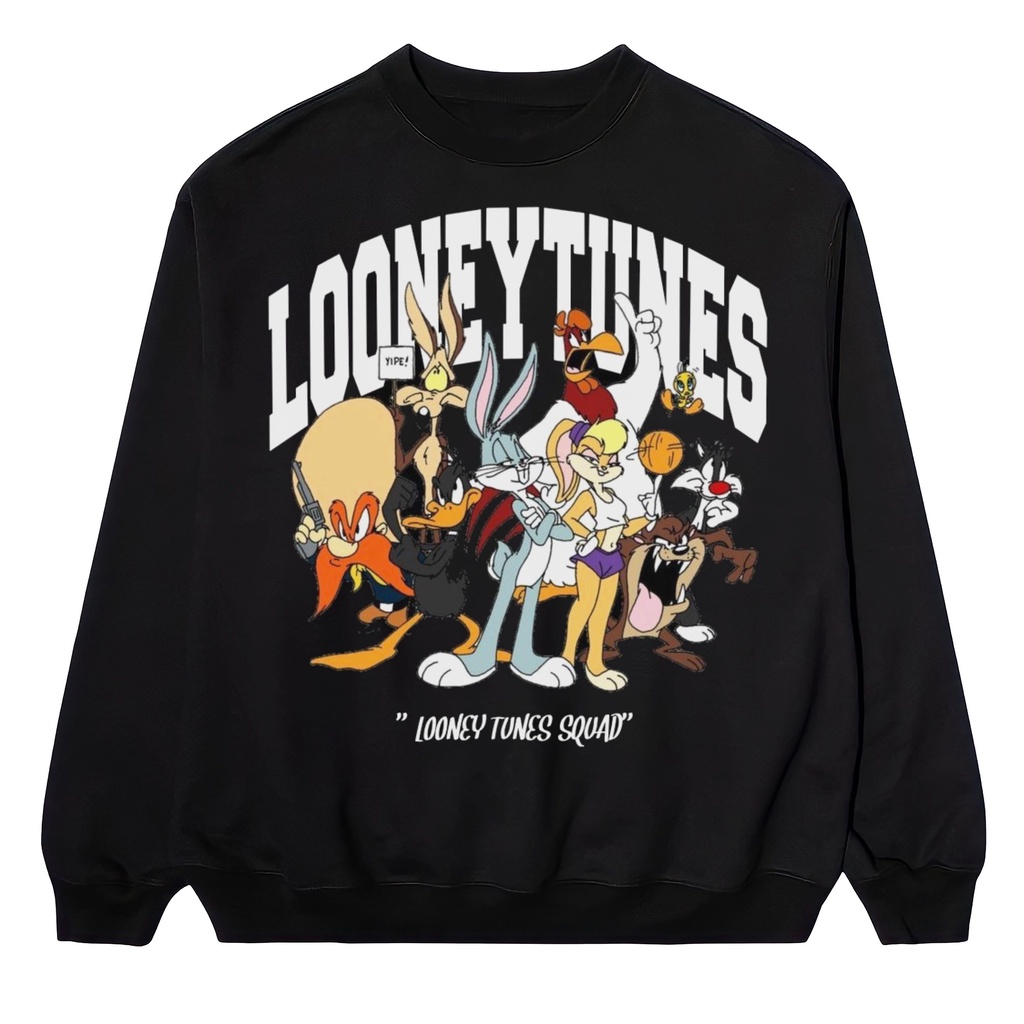 Patternmerch "Looney Tunes Squad Vintage" Crewneck | Sweater | sweatshirt