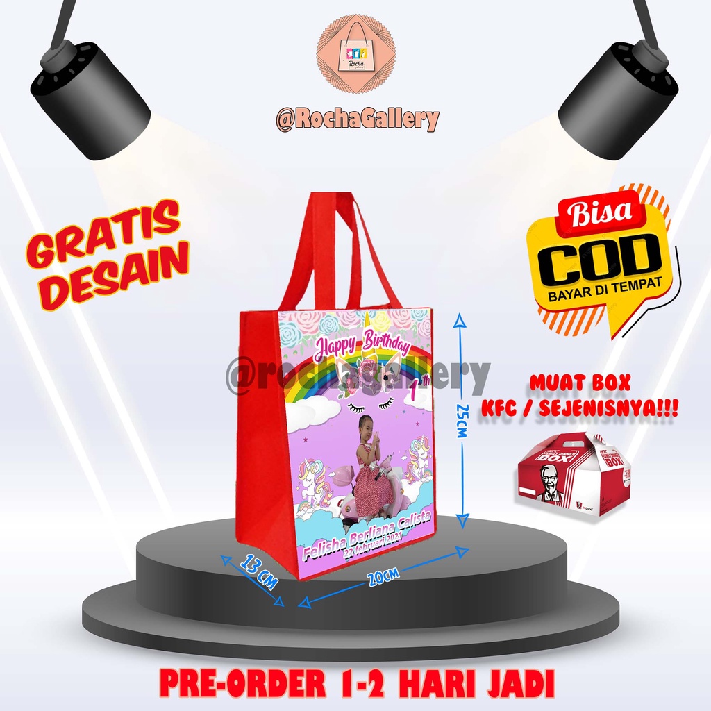 

TAS ULTAH PALING MURAH MUAT KFC - GOODIE BAG ULTAH MUAT KFC - TAS SOUVENIR MUAT KFC