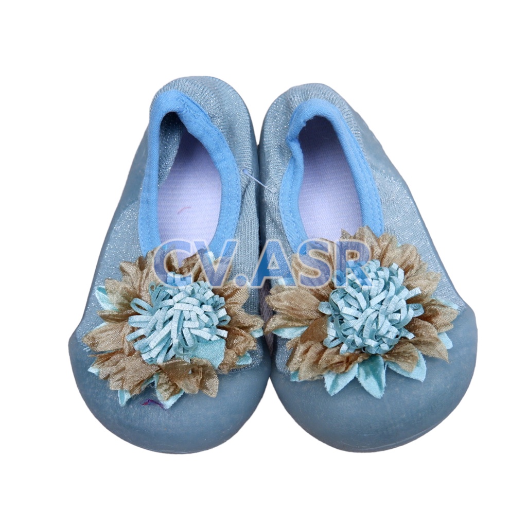 Sepatu Bayi Perempuan Skidders PreWalker Anti Slip Motif Big Flower Bunga