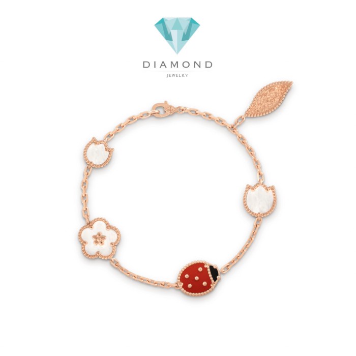 Elsy Diamond Jewelry - Diamond Bracelet VCA Lucky Spring - Gelang fashion Vca 18K- Diamond Jewelry