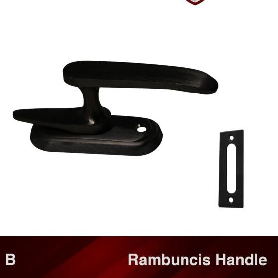 Jual Nobleza Nrb B Hitam Rambuncis Kunci Jendela Grendel Kuningan