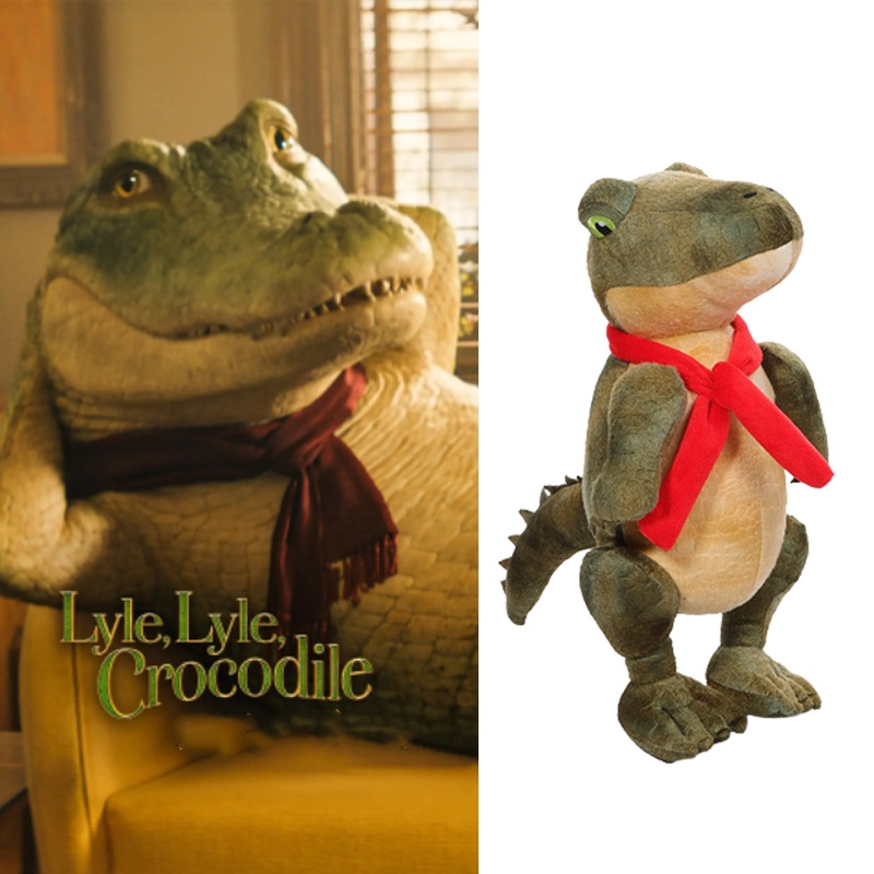 Delightful Lyle Lyle Crocodile Mainan Mewah Boneka Binatang Boneka Lembut Hadiah Natal Anak