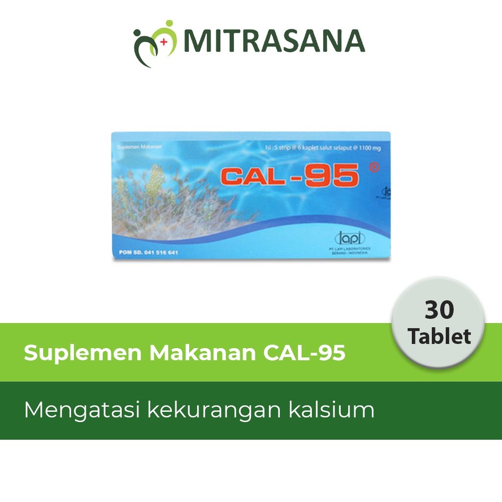 Cal - 95 30 Kaplet - Suplemen Pertumbuhan