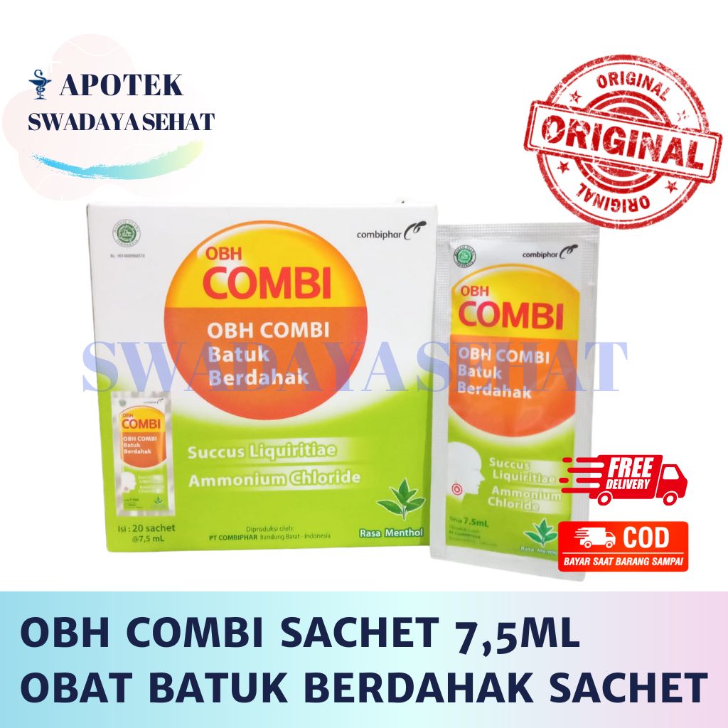 OBH COMBI SACHET 7,5ML - Obat Batuk Berdahak Ekonomis Satuan Sachet