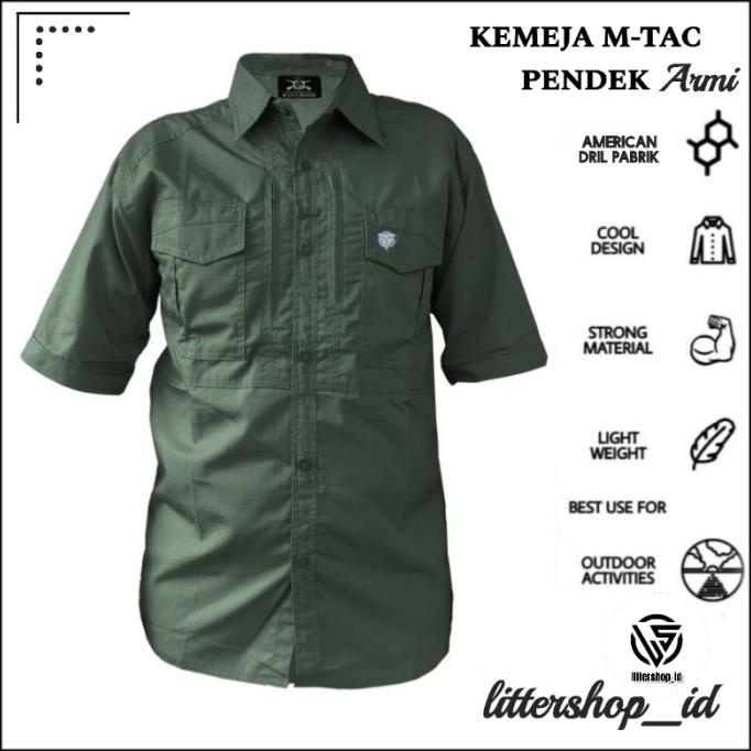 Kemeja Tactikal Pdl Lapangan Outdoor Baju Taktikal Komunitas Kerja