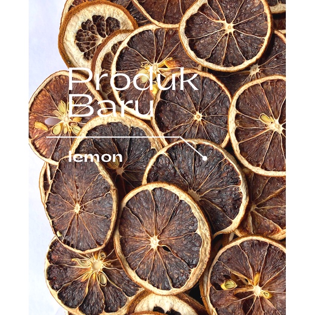 

Dried fruit Lemon / buah Lemon kering iris 100gr Sunse