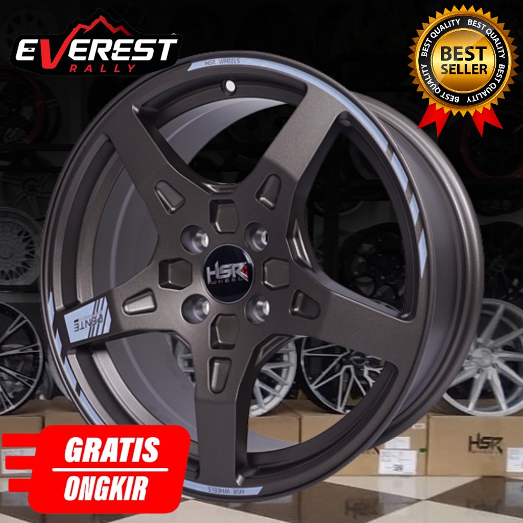 Velg Mobil Raize Rocky Ring 18 HSR Pente Bronze R18 PCD 4x100 Lebar Rata 8