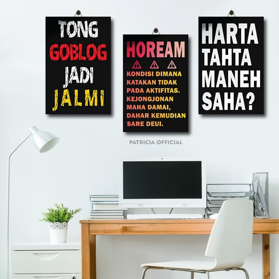 21-27 POSTER KAYU QUOTE SUNDA BUHUN 20X30 RHO9M/4LUGN/ HIASAN KAMAR QUOTE SUNDA / DEKORASI KAMAR PRI