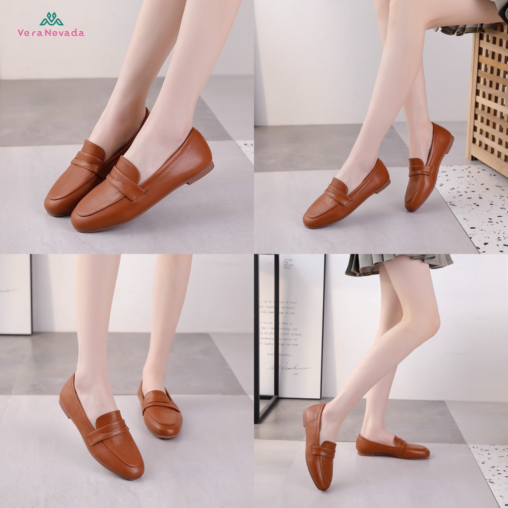 Ivony Seivona - VN1193 Vera Nevada Sepatu Sneakers Loafers Brokat Wanita Shoes