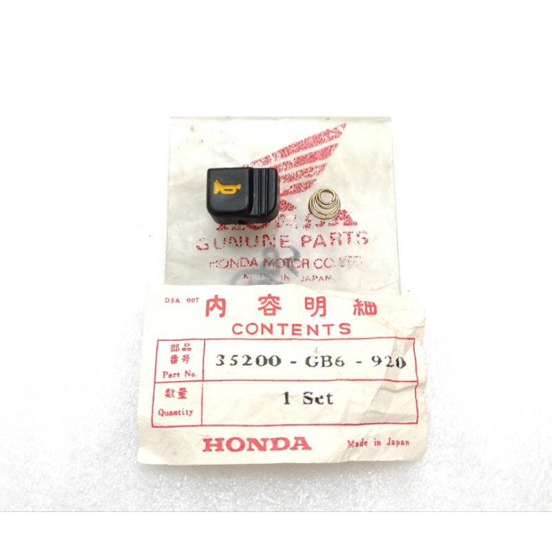 tombol holder sakelar saklar klakson honda astrea 800 asdap prima star grand bulus original japan