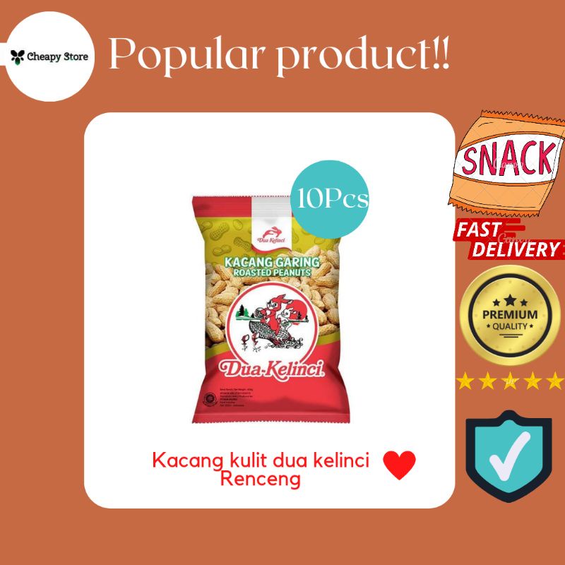 

kacang kulit dua kelinci isi 10
