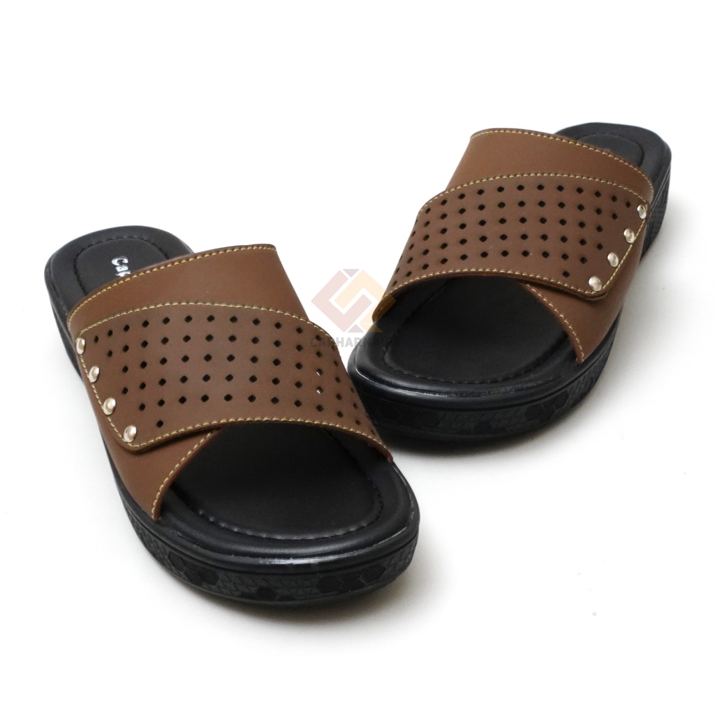 CAPHARNAUM [LTB 403] Sendal Selop Hak Sofiya Sandal Slip On Wanita Sandal Wedges Kasual Wanita