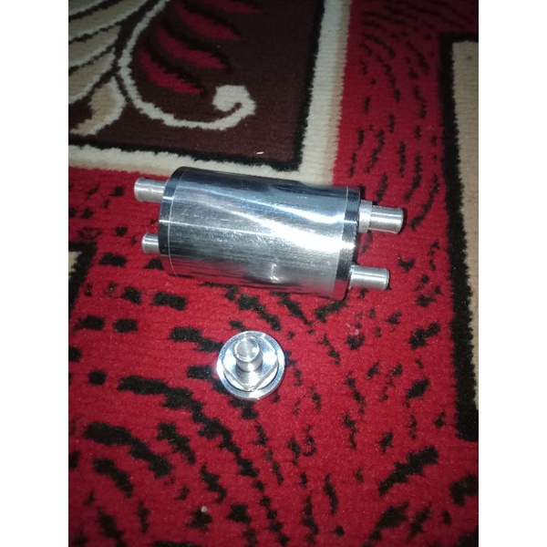 paket tabung hawa warna croom set baud tutup oli hawa croom KLX, Kawasaki