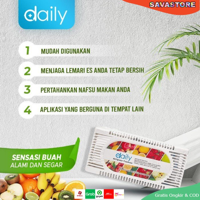 DAILY REFRIGERATOR DEODORIZE BOX ( ANTI BAU KULKAS )