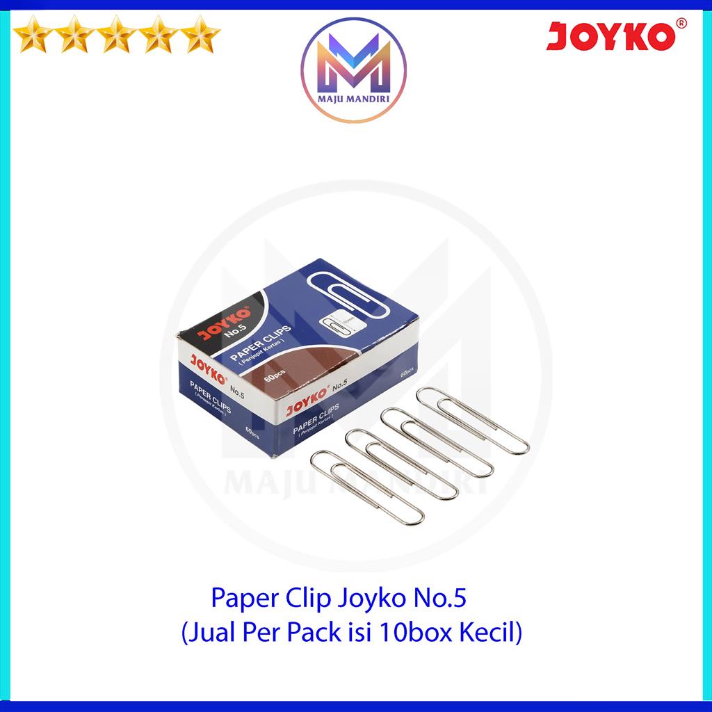 

Paper Clip Joyko No.5 / Penjepit Kertas No5 / Clip Besi