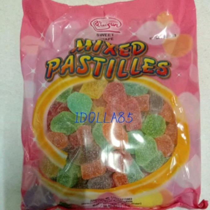 

BAYAR DITEMPAT Permen Waisun Fruit/Permen Jelly/Jelly Mix 1 Kg /PERMEN LUNAK/PERMEN VIRAL/PERMEN MILO/PERMEN YUPI/PERMEN JADUL/PERMEN KARET