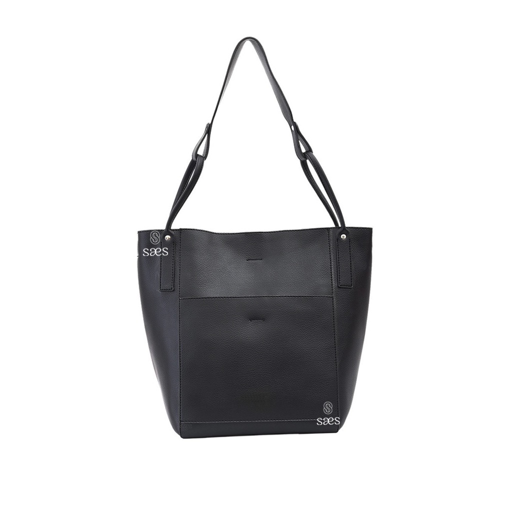 Saes Tas Selempang wanita Multifungsi ANGGREK Kulit handbag Tas Tote Hobo Bag Sling bag Totebag Cewek Wanita Simple Stylish Style (resleting) Tas Sekolah  Tas Kuliah Tas Kerja Murah hitam saes store 020 001