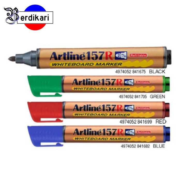 

+%+%+%] Spidol Papan Tulis Whiteboard Marker Artline EK 157R