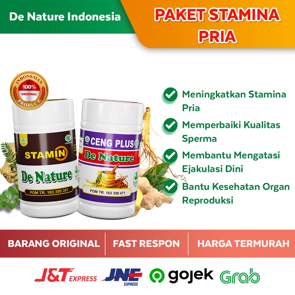 Kapsul Ceng Plus Stamin Original Herbal De Nature Asli