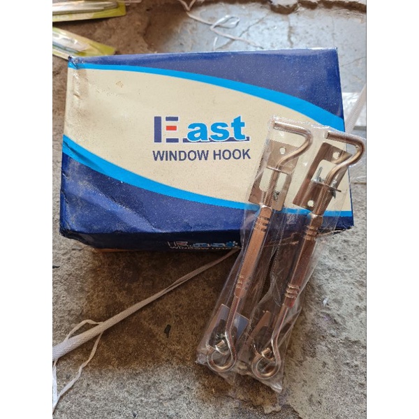 HAK ANGIN PUTIH MINIMALIS KOTAK &quot;EAST&quot; 8 INCH