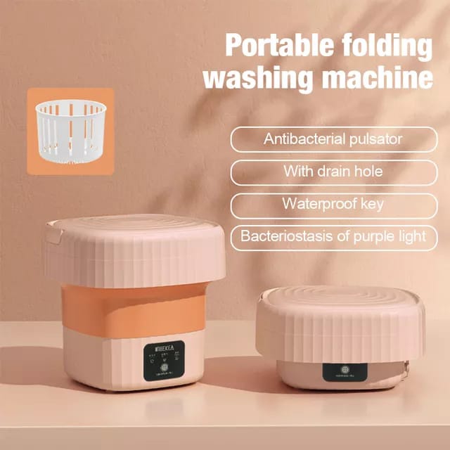 Mesin Cuci Portable Mesin Cuci Lipat Mini Folding Washing Machine