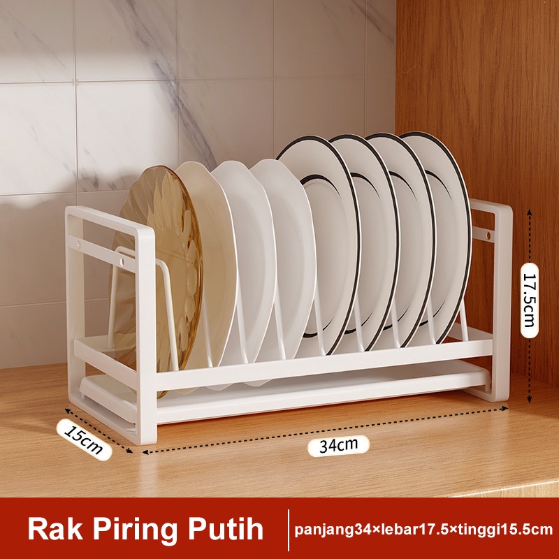 Rak Piring Perapi Dapur/Rak Piring Mangkuk Stainless Steel /Organizer Piring Lemari Berkualitas /Organizer Mangkok Piring