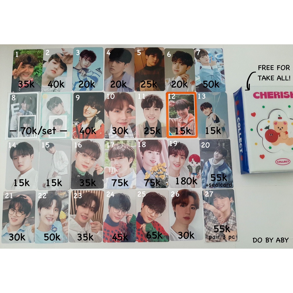 PHOTOCARD PC TREASURE DOYOUNG DOBBY tss ch2 blooming plush doll TMC Teuday welcol migrain kempi pop 