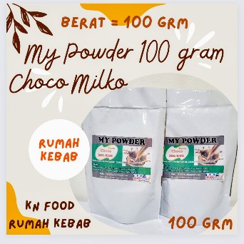 

Bubuk minuman rasa coklat 1 ONS bisa untuk campuran es kepal milo ekonomis -my powder choco milko 1 ONS || my powder bubuk coklat rasa choco Milkoe 100 gram