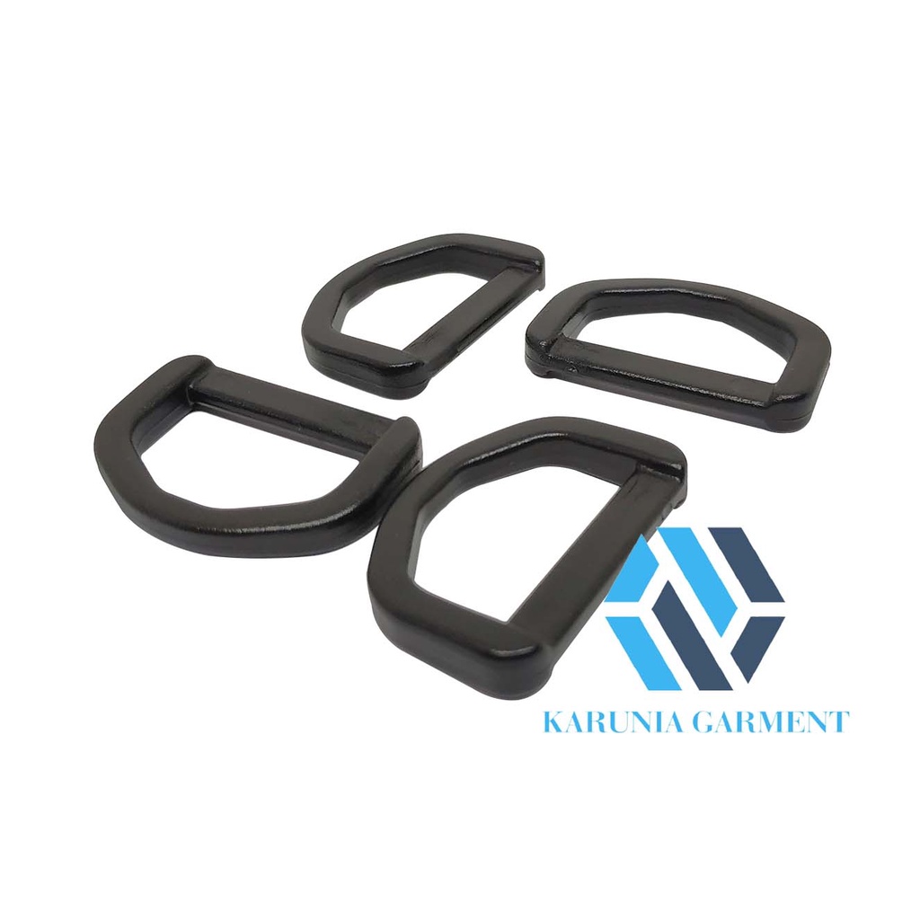 RING D TAS 2.5 CM PENGAIT CANTELAN TALI WEBBING TAS BAHAN PLASTIK ASETAL ECER SATUAN