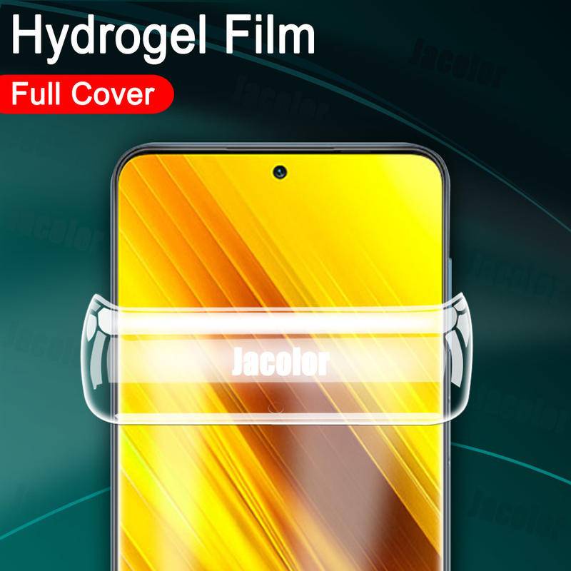 3pcs Film Hydrogel Pelindung Layar Untuk Xiaomi Poco X3 M3 Pro GT NFC 5G Water Gel