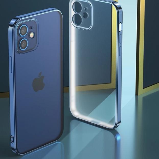 Benks Frosted Electroplating Protective Case For Iphone 12 Series - Hitam, 12