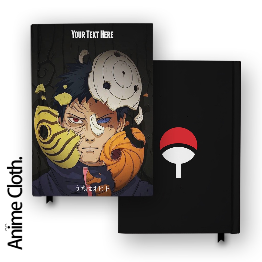 

Buku Catatan Notebook Anime Uchiha Obito Diary Agenda Jurnal Custom Nama Hardcover A5 A6