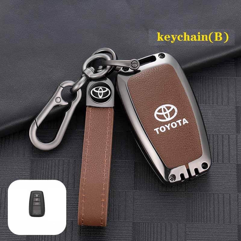 Case Kunci Mobil Bahan Zinc Alloy Anti Gores Untuk oyota Corolla Altis Corolla Cross Camry RAV 4 Start