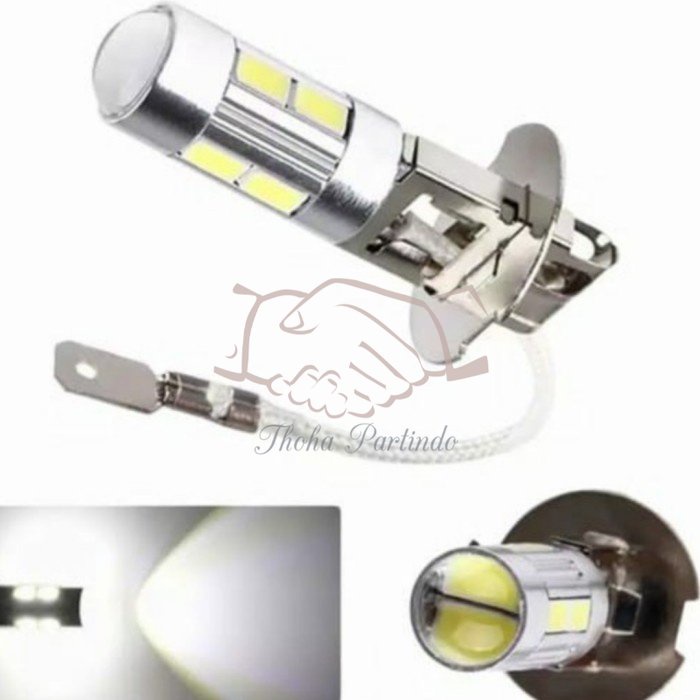Lampu bohlam led H3 foglamp atau lampu kabut kijang hyundai volvo dll