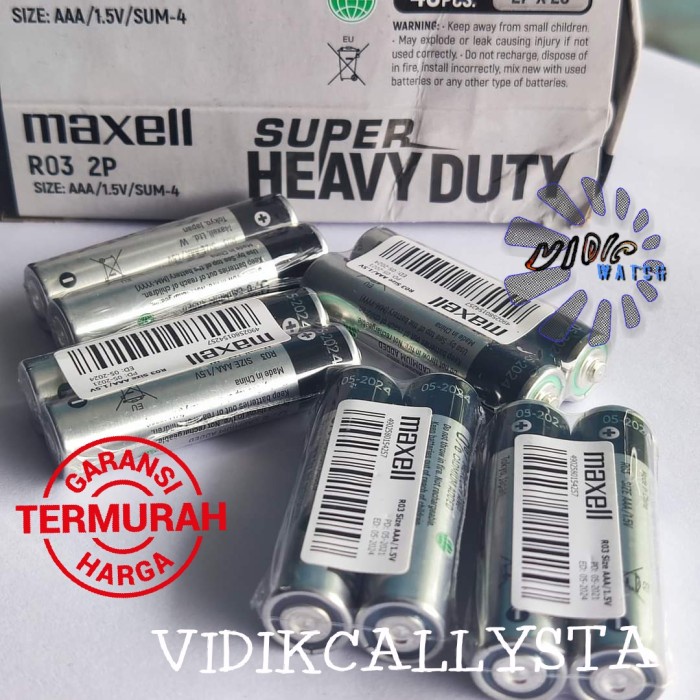 Batu Battery Batrei A3 AAA 1.5v Isi 2 Kualitas Asli Original ORI
