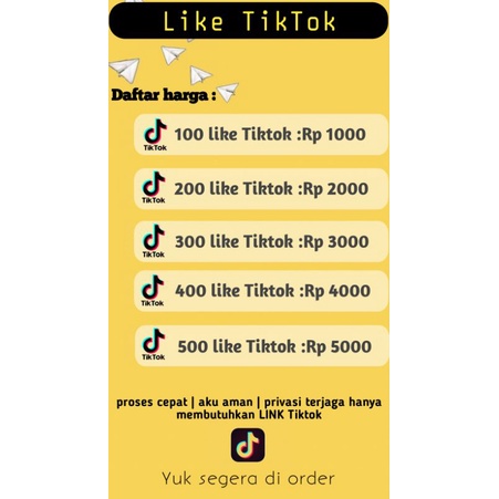 paket fyp tiktok