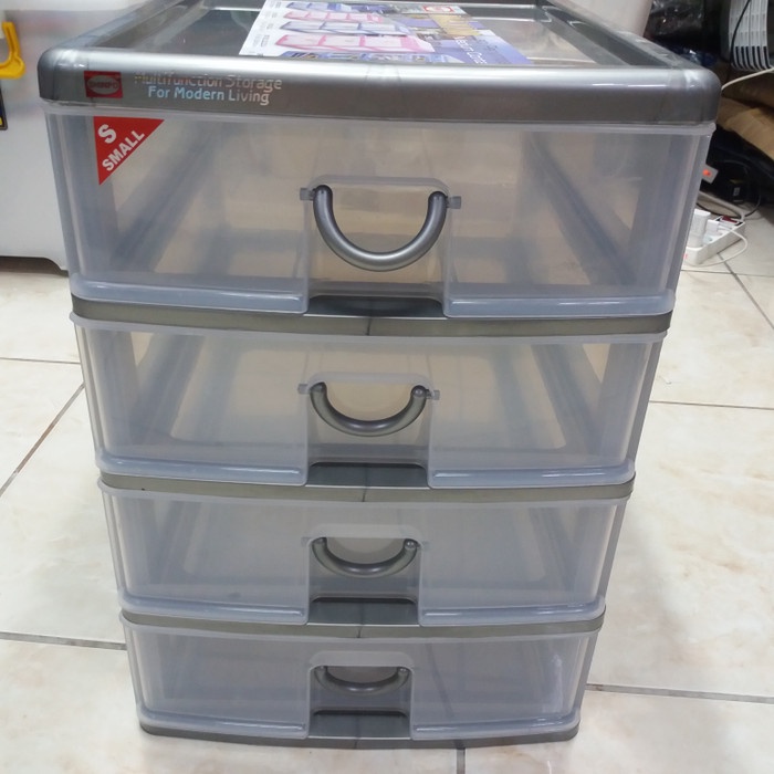 Terlaris Mini Container 4 Susun Shinpo Sip 355-S4 / Laci 4 Susun Sedang Shinpo