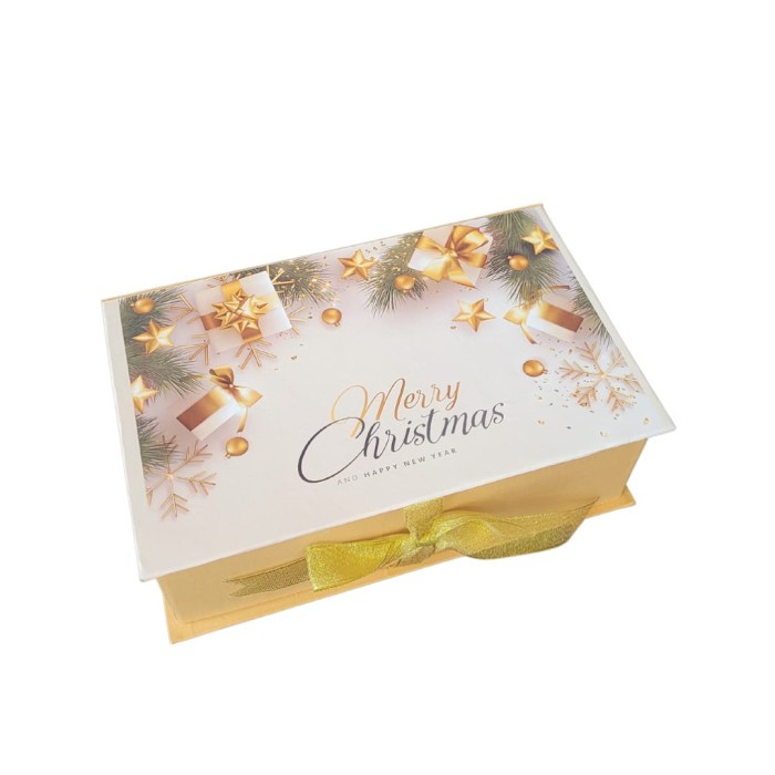 

*#*#*#*#] HARDBOX KOTAK HAMPERS NATAL MUAT 3 TOPLES PERSEGI PANJANGCHRISTMAS