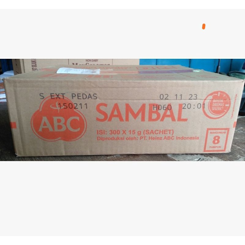 

Sambal asli ABC sachet 15 gr per dus (300bungkus)