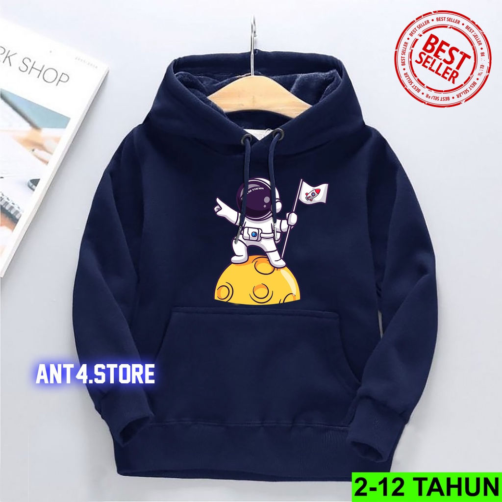Hoodie Anak Astronot Jaket Anak Usia 2 - 12 Tahun Sweater Distro