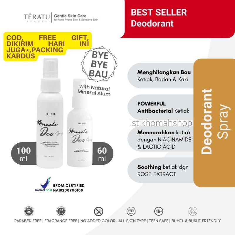 Teratu Beauty Miracle Deo Spray